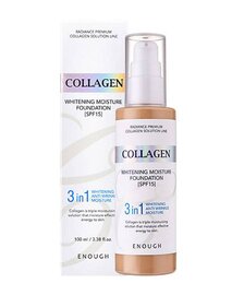 Enough Collagen Whitening Foundation SPF15 Qırışlara qaşı Ağardıcı Tonal Krem 13